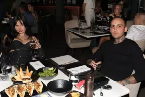 Η Έλενα Τσαγκρινού και ο DJ Stephan σε παλιότερη φωτογραφία τους