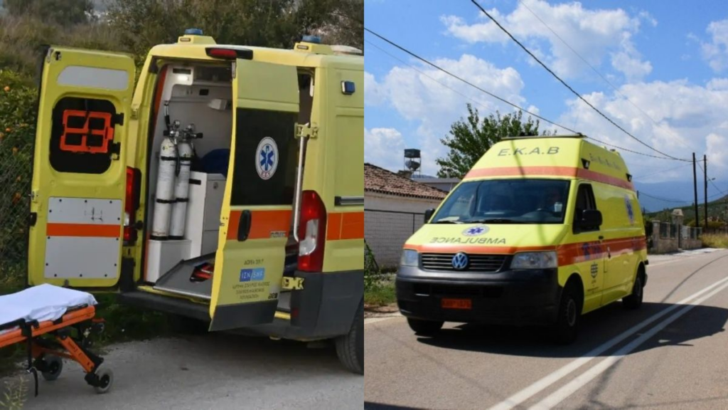 Σήμανση ασφαλείας και αστυνομική παρουσία στο σημείο του θανάσιμου εργατικού δυστυχήματος.