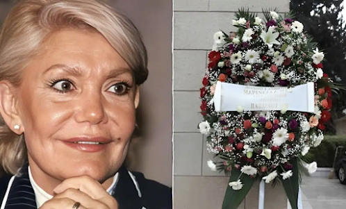 Φωτογραφία από το λαϊκό προσκύνημα της Μαρινέλλας στην Μητρόπολη Αθηνών