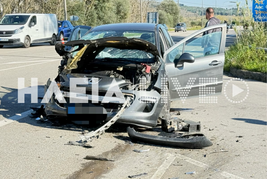 Τροχαίο Σοκ στον Πύργο: 4 Τραυματίες σε Σφοδρή Μετωπική Σύγκρουση