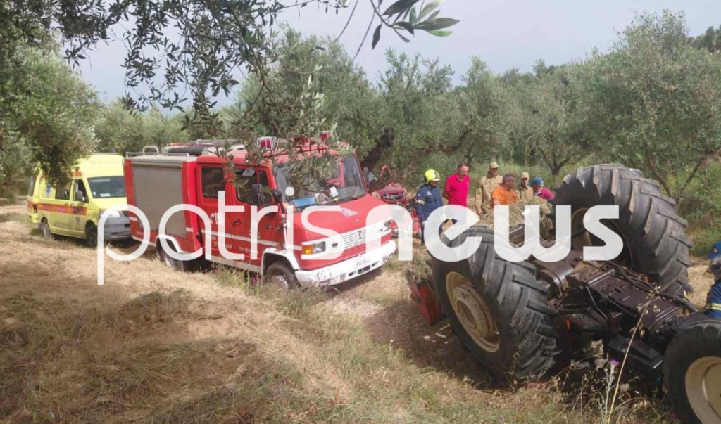Τραγωδία Ηλείας: Νεκρός 58χρονος από τρακτέρ