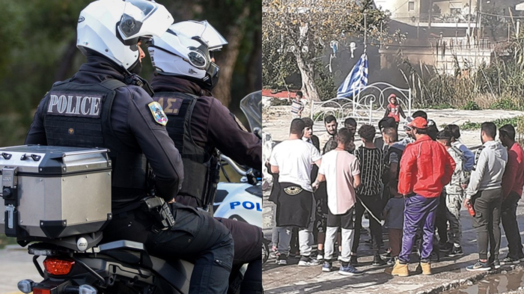 Ρομά επιτίθονται σε αστυνομικούς στη χήνα: Τραυματισμένοι και καταστροφές**
