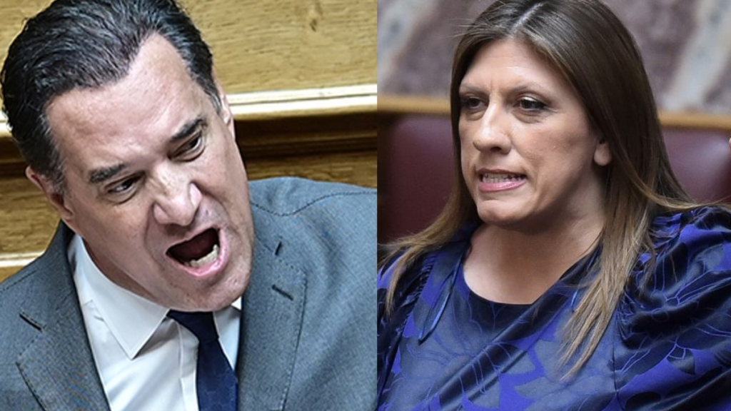 Η πολιτική καβγάς στην Βουλή - Ζωή Κωνσταντοπούλου και Άδωνι Γεωργιάδης σε θερμή έξιπυρ