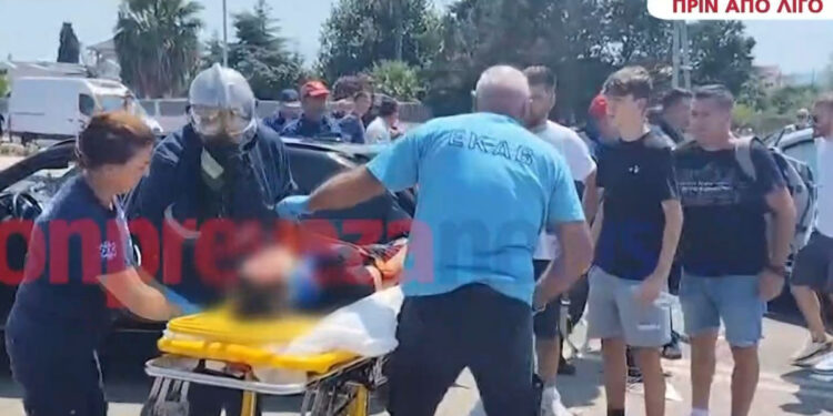 Τροχαίο στην υποθαλάσσια σήραγγα Aktiou